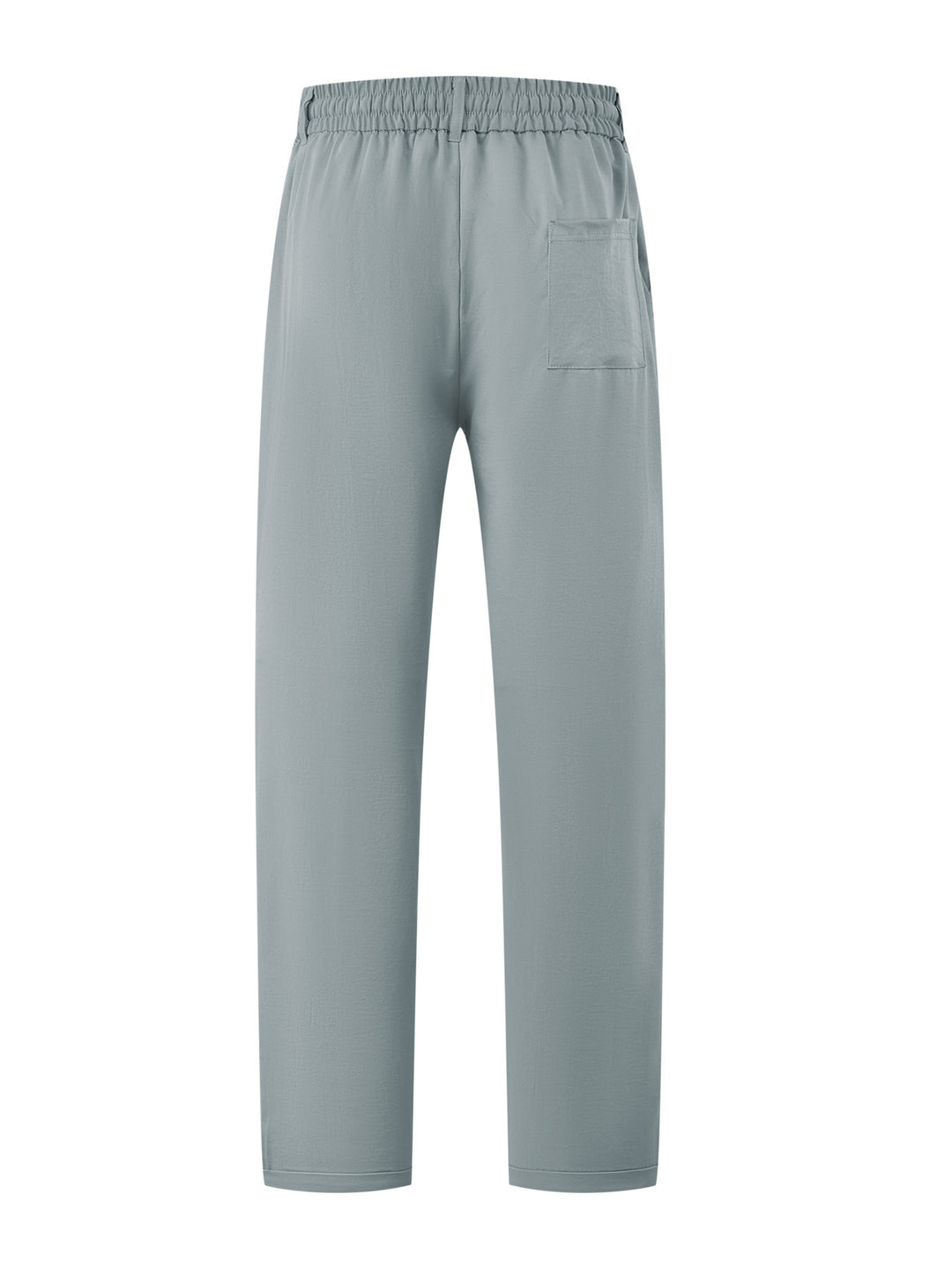 Damen Leichte Relaxhose mit elastischem Bund, geradem Schnitt & aufgesetzter Gesäßtasche Drune