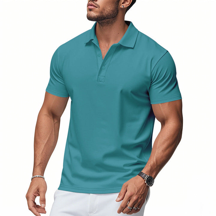 Herren Polohemd mit modernem Schnelltrocknungsstoff und eleganter Passform Drune