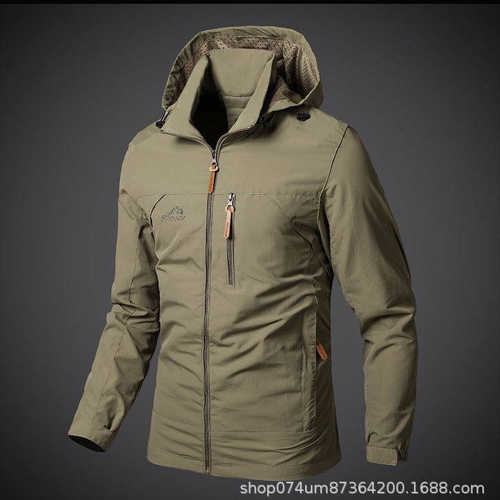 Herren Wetterfeste Outdoorjacke Drune
