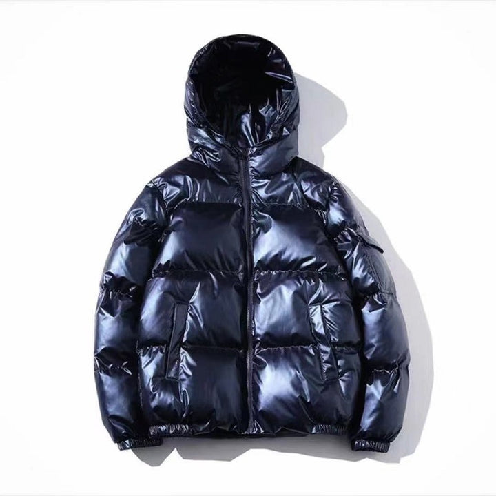 Unisex nan gepolsterte Steppjacke mit Thermoisolierung, Stehkragen und Ärmeltasche Drune