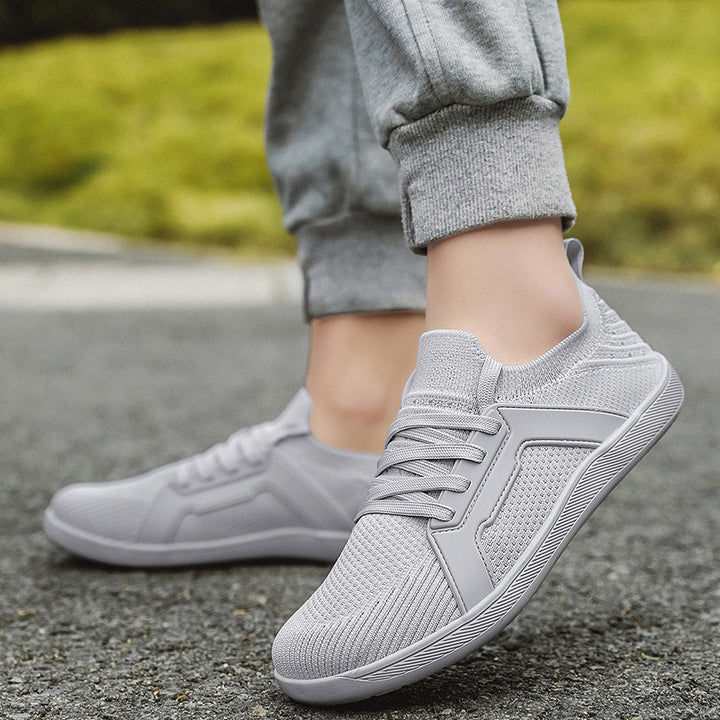 Herren nan urbaner Strick-Freizeit-Sneaker mit elastischem Schlupfschaft, thermoplastischer Seitenverstärkung und stoßdämpfender Leichtlaufsohle Drune