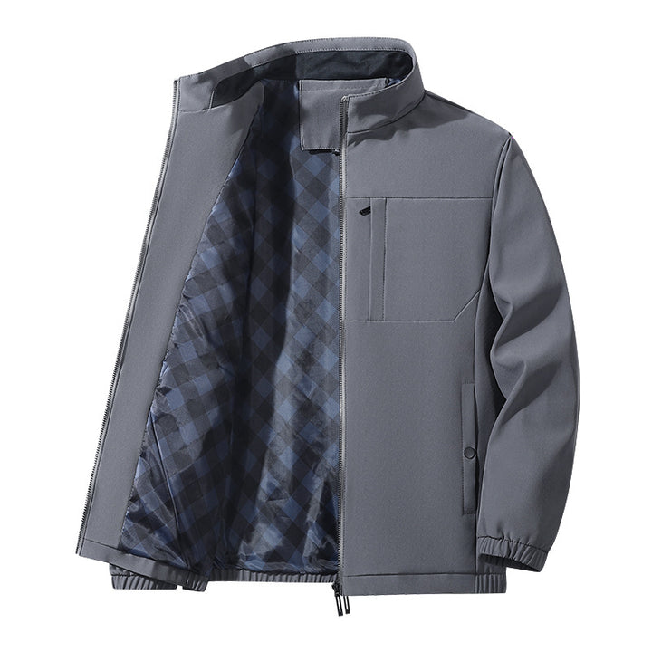 Herren Atmungsaktive Softshell-Jacke mit hohen Kragen Drune