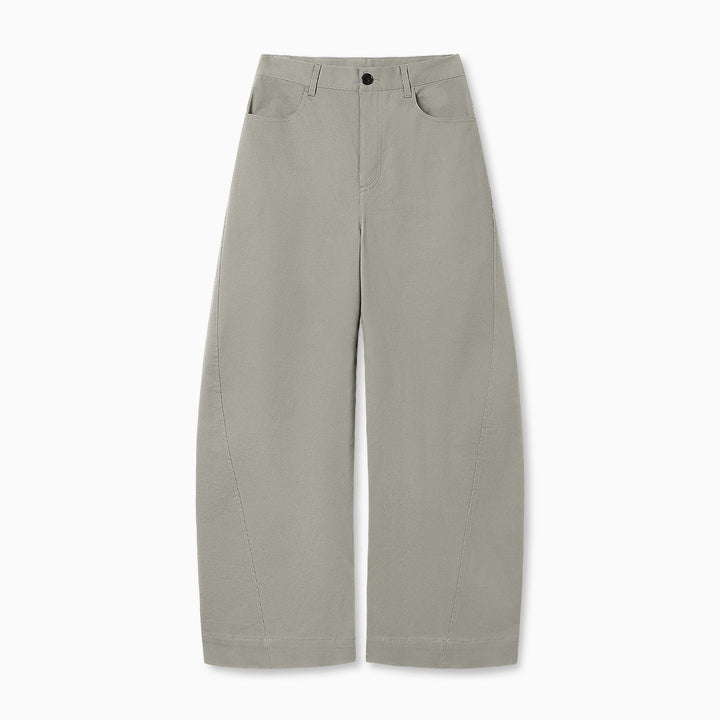 Damen Weit geschnittene High-Waist-Hose Drune