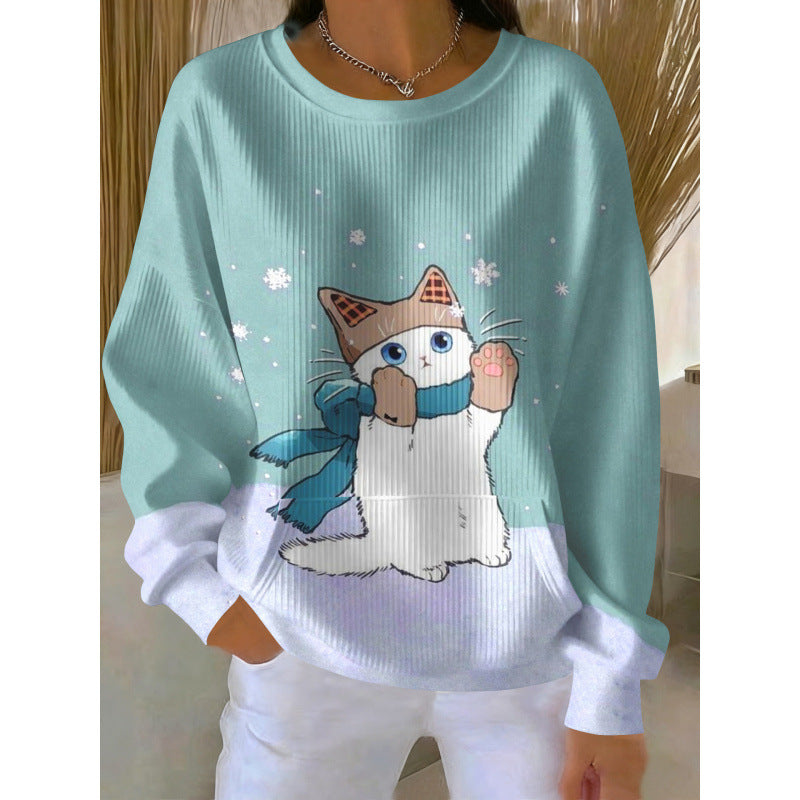 Damen Gemütlicher Pullover Drune