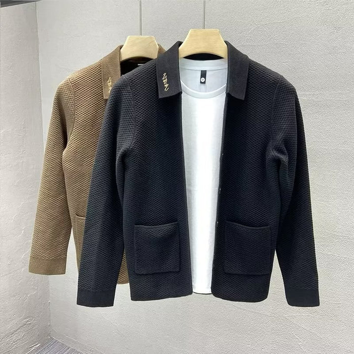 Damen Moderne Strickjacke mit strukturiertem Design Drune