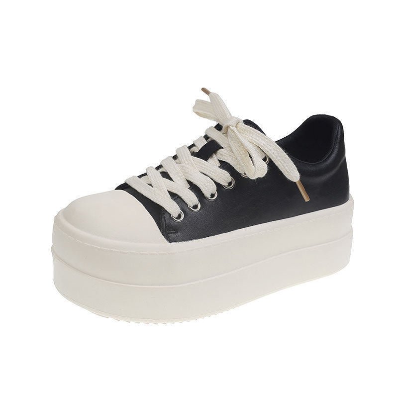 Damen Plateausneaker mit modischer Schnürung und komfortablem Innenfutter Drune