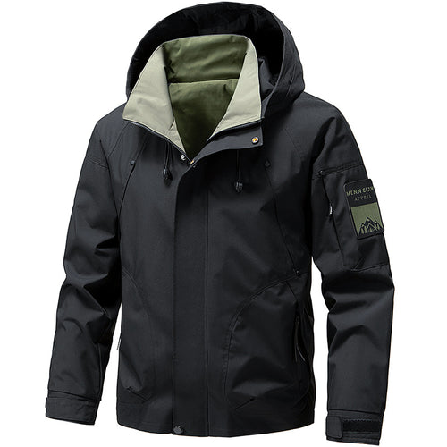 Herren Wetterfeste und Atmungsaktive Outdoor-Jacke Drune