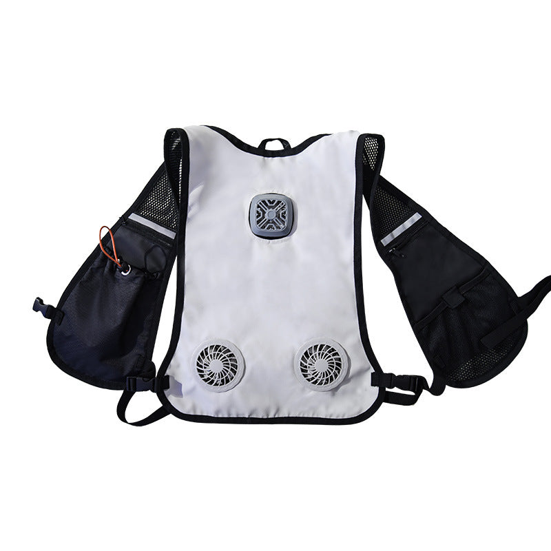 Unisex nan leichte kühlende Jacke mit integrierter Ventilator-Technologie und Kapuze Drune