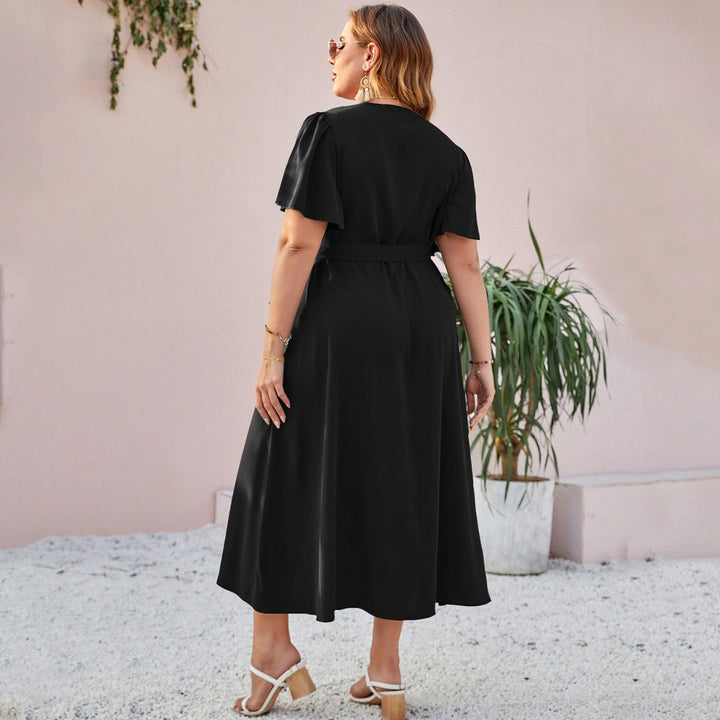 Damen Wickelmaxikleid mit eleganter Drapierung und since Silhouette Drune