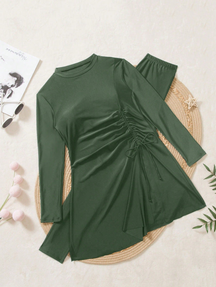 Damen Sportliches Strandoutfit mit modischem Wickel-Design Drune