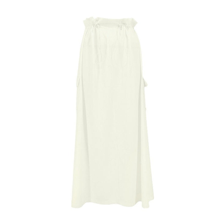 Damen Maxi-Rock mit elastischem Bund und praktischen Taschen Drune
