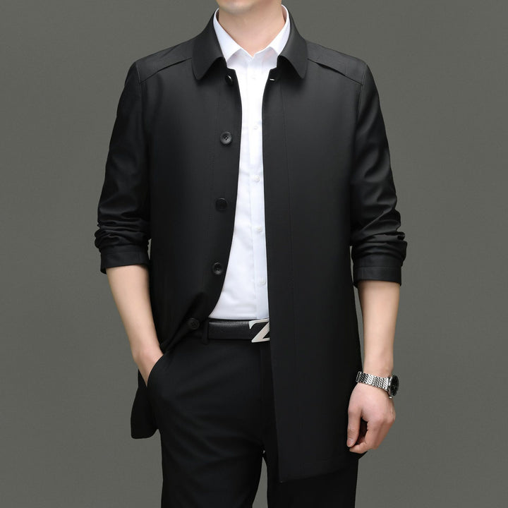 Herren elegante Übergangsjacke mit modernem Design und funktionalen Taschen Drune