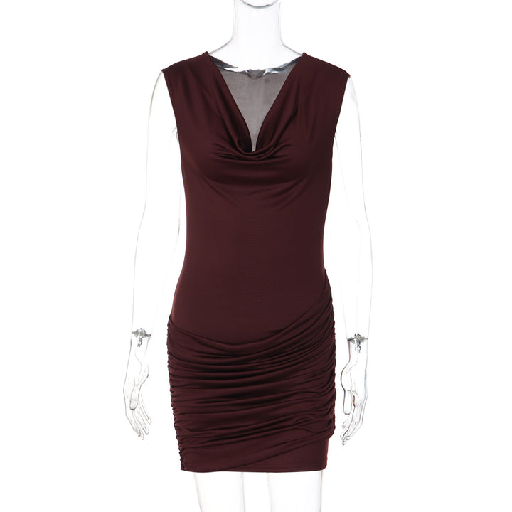 Damen Figurbetontes Wickelkleid Drune