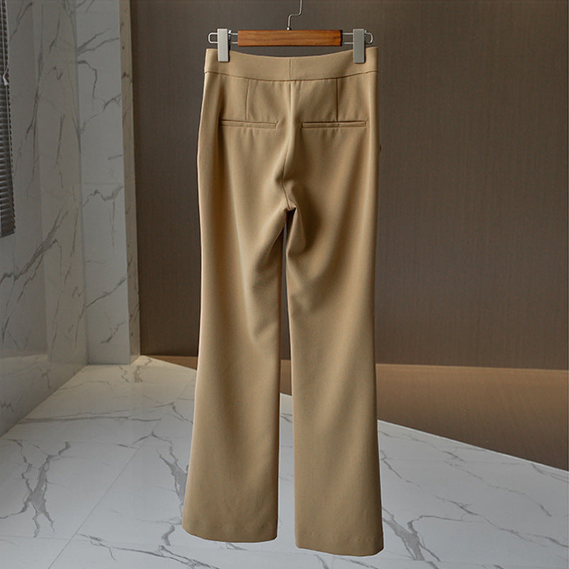Damen Elegante und bequeme High-Waist Trousers Drune