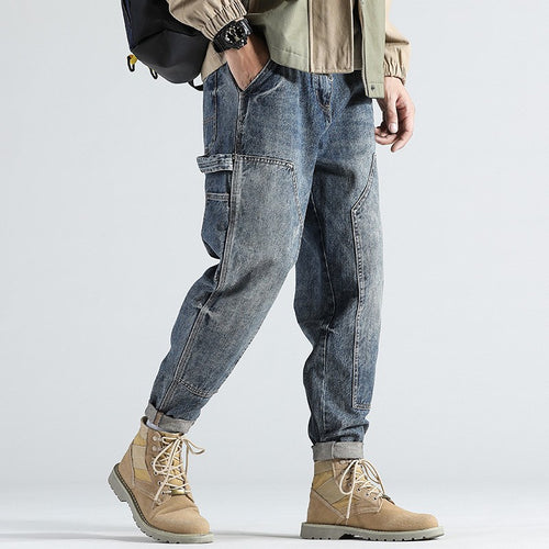 Herren Modische Cargo-Hose mit praktischen Taschen Drune