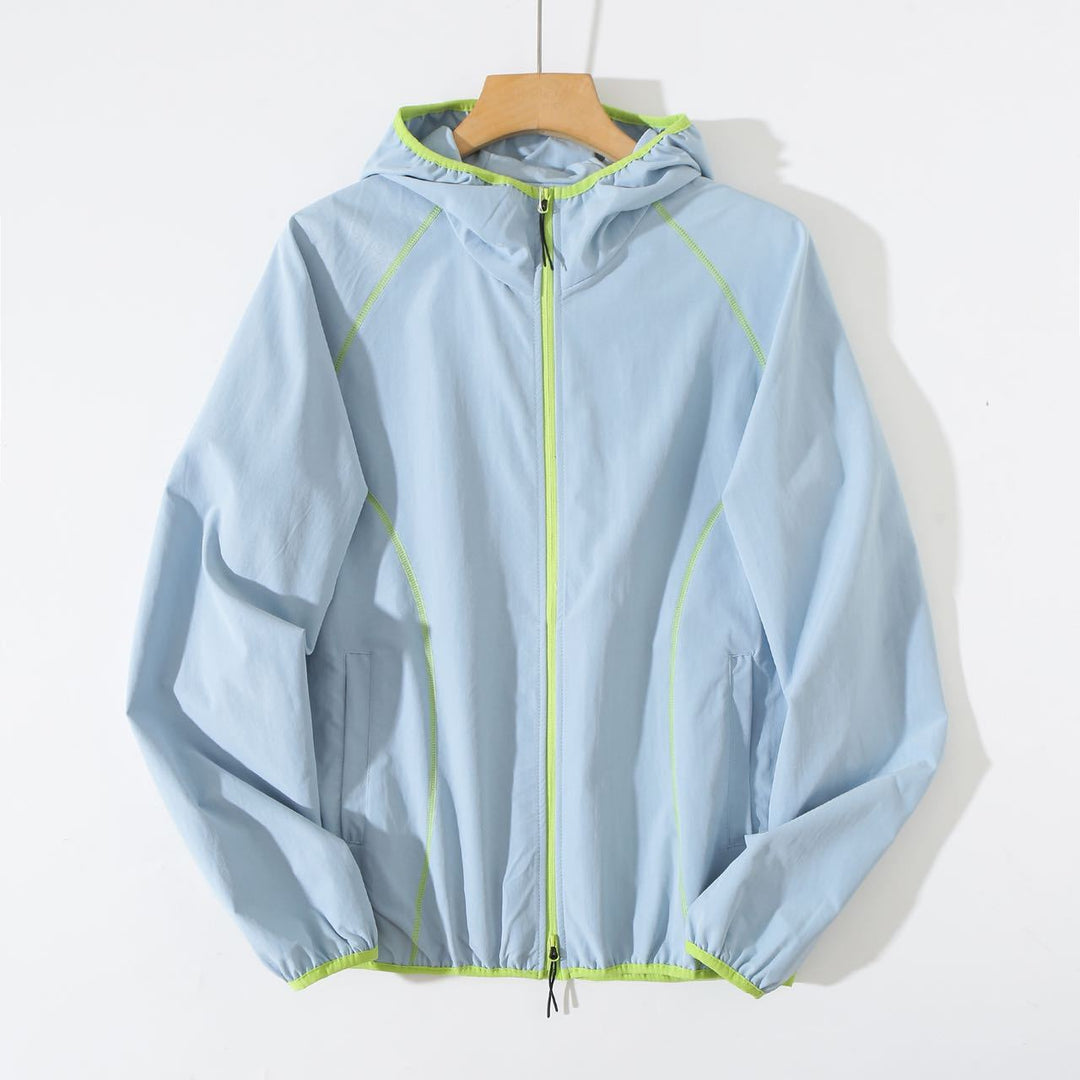 Damen leichte Windjacke mit innovativem Kapuzendesign Drune