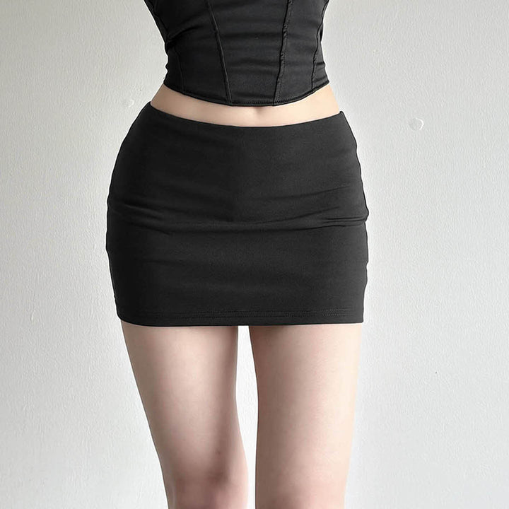 Damen Sportlicher Mini-Skirt mit elastischem Bund und funktionalem Design Drune