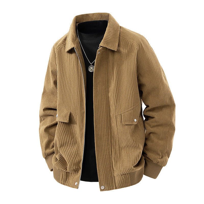 Herren Gemusterte Cordjacke Drune