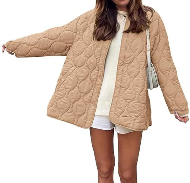 Damen gesteppte Übergangsjacke mit modernem Schnitt Drune