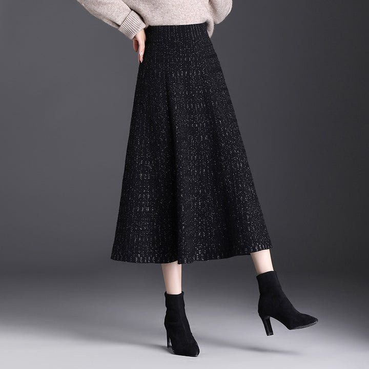 Damen Midi-Rock Drune