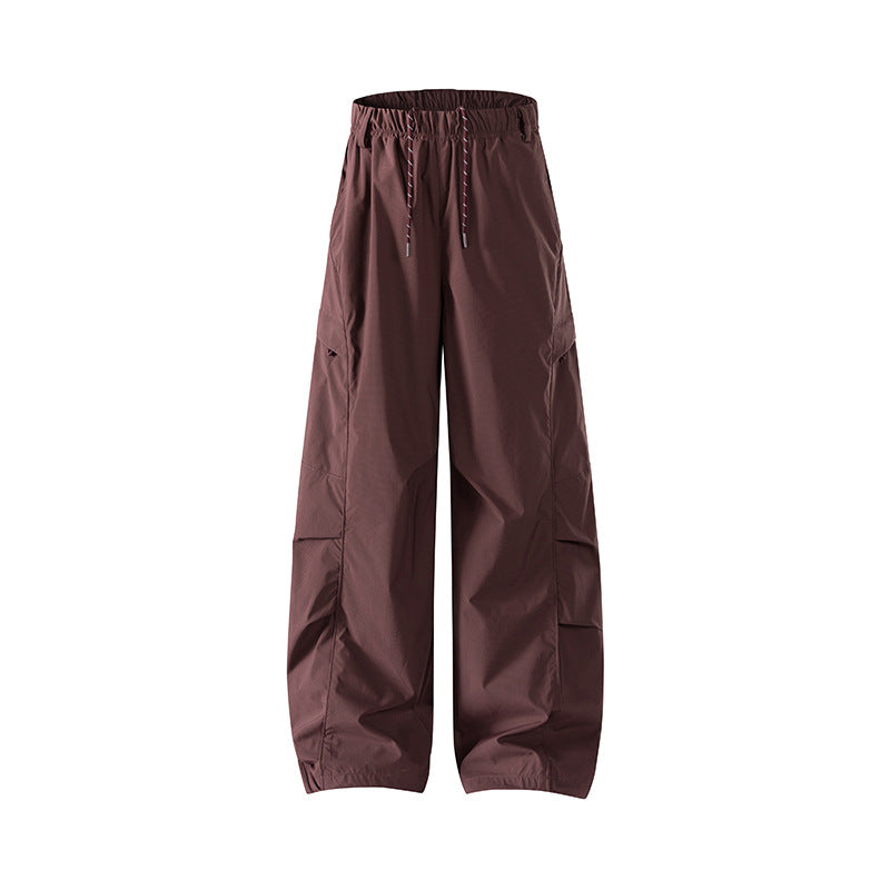 Herren Tech-Cargo-Hose aus wind- und wasserabweisendem Nylon mit elastischem Bund & Multifunktionstaschen Drune