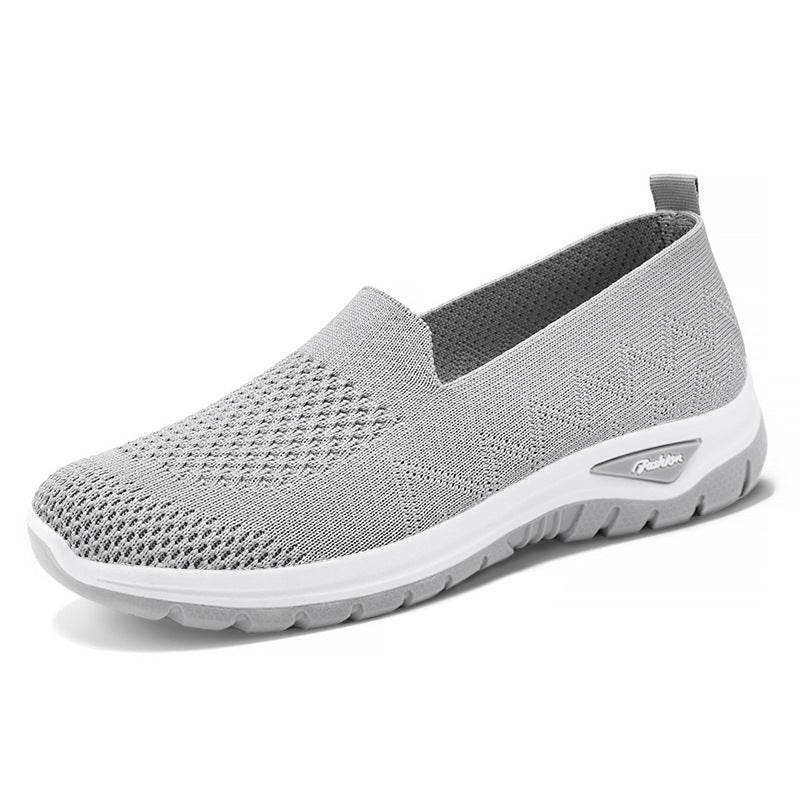 Damen nan nahtloser Strick-Slip-On mit gepolstertem Memory-Fußbett und flexibler Profillaufsohle Drune