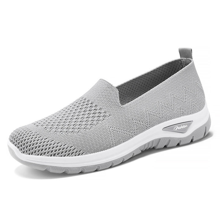Damen nan nahtloser Strick-Slip-On mit gepolstertem Memory-Fußbett und flexibler Profillaufsohle Drune