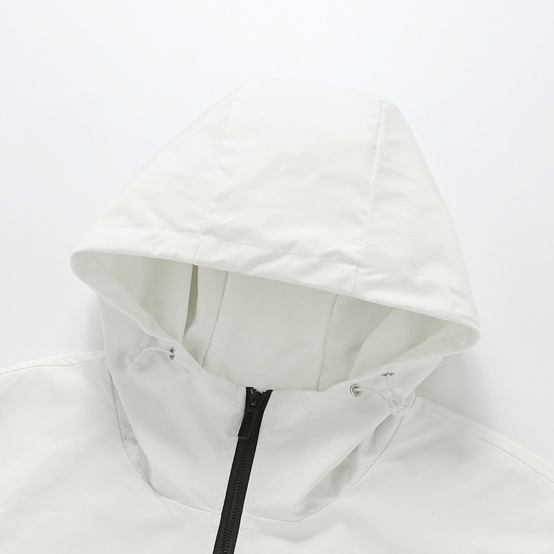 Herren Funktionale Windbreakerjacke mit hohem Kragen Drune