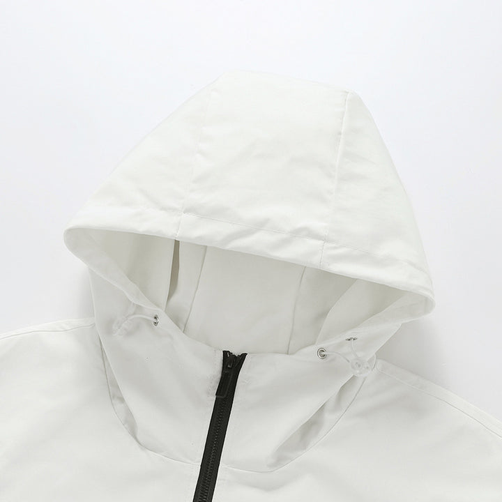Herren Funktionale Windbreakerjacke mit hohem Kragen Drune