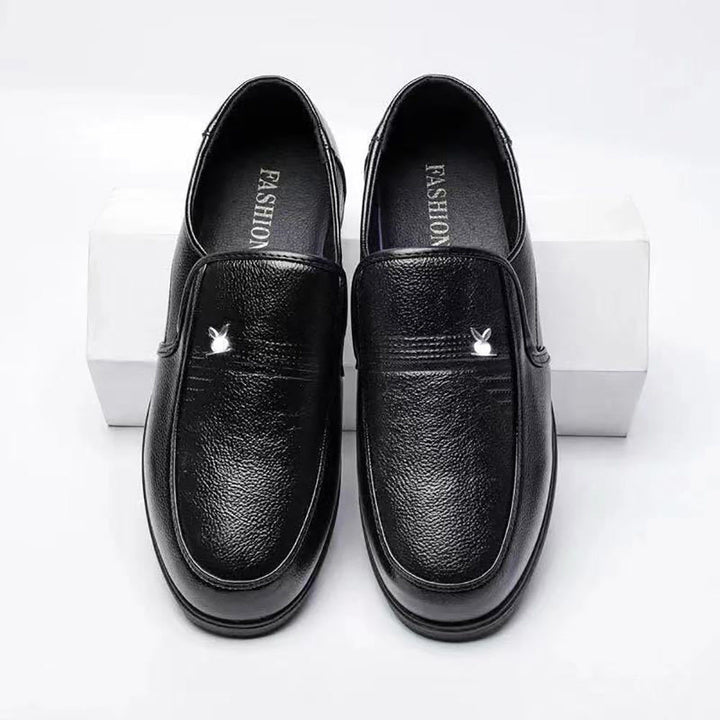 Herren Eleganter Lederoptik-Slipper mit rutschfester Profilsohle Drune