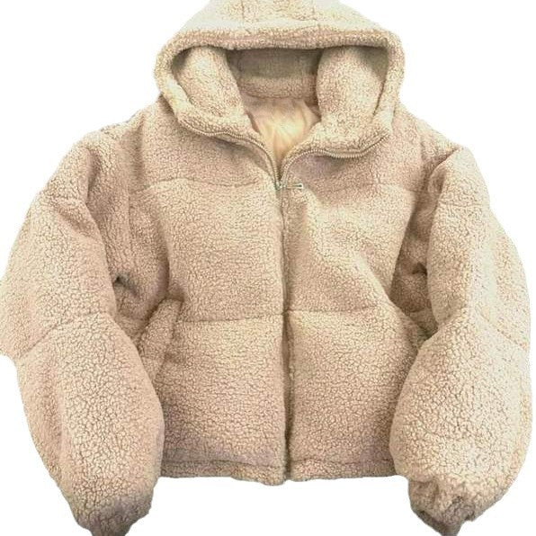 Damen Cozy Sherpa Kapuzenjacke Drune