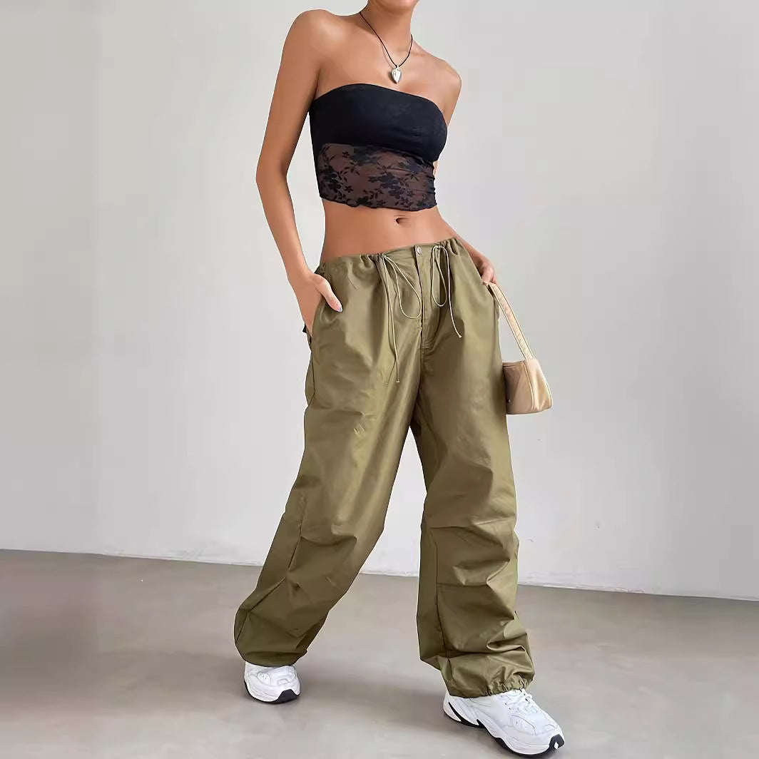 Damen transparente Crop-Top mit floralen Details Drune
