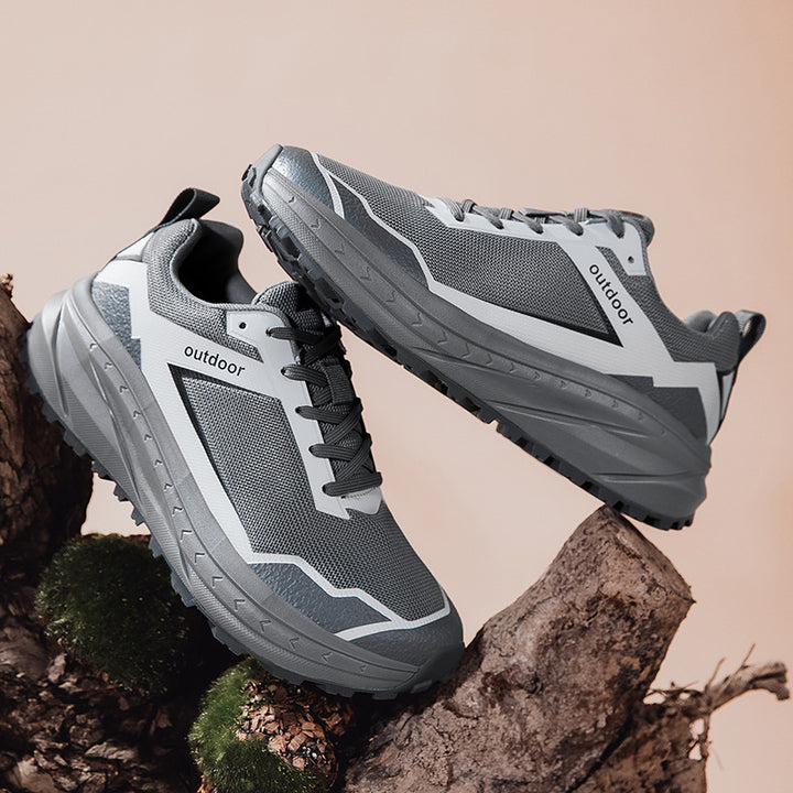 Unisex nan robuster Geländelaufschuh mit stoßdämpfender Zwischensohle und griffiger Profilsohle Drune