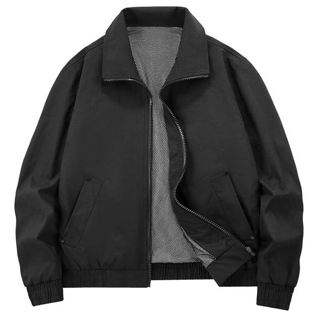 Herren Leichte Übergangsjacke mit hohem Stehkragen Drune