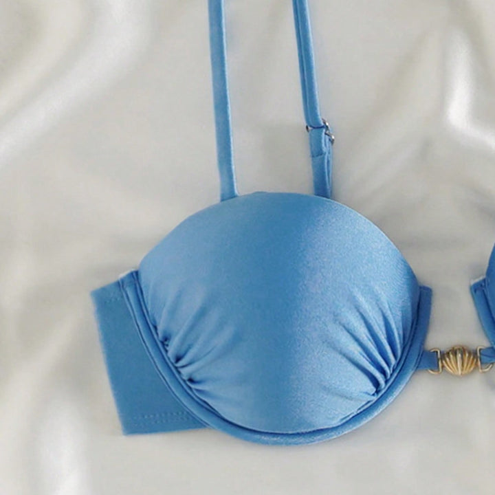 Damen Balconette-Bikini mit Überrock Drune
