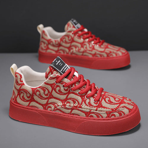 Damen Sneakers mit strukturiertem Obermaterial und rutschfester Sohle Drune