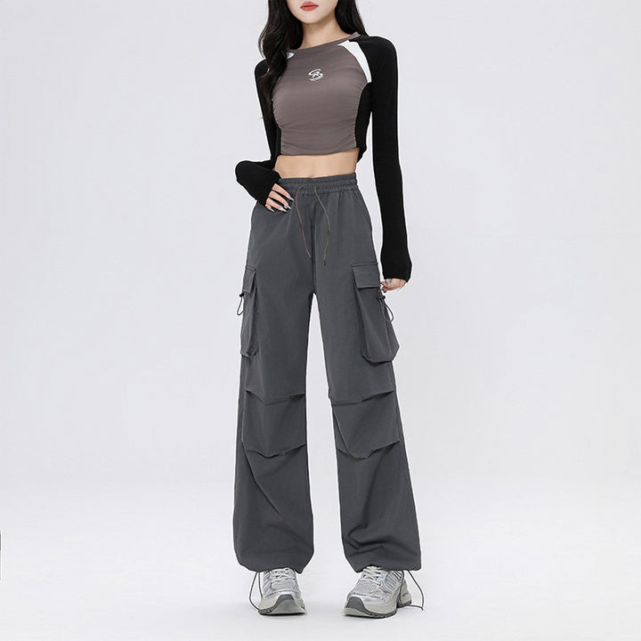 Damen Modische Cargo-Hose Drune