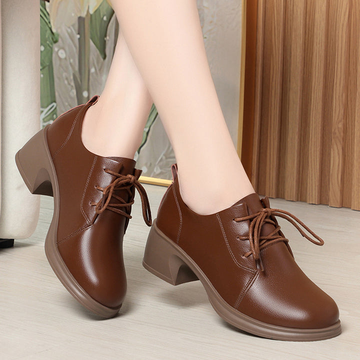 Damen Schnürschuhe mit elegantem Blockabsatz und ergonomischer Polsterung Drune