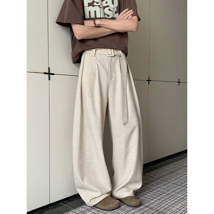 Damen Elegante und lässige weite Stoffhose Drune