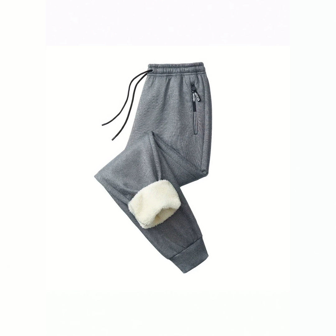 Herren Tapered Performance-Jogginghose mit elastischem Bund, Reißverschlusstaschen & gerippten Beinbündchen Drune