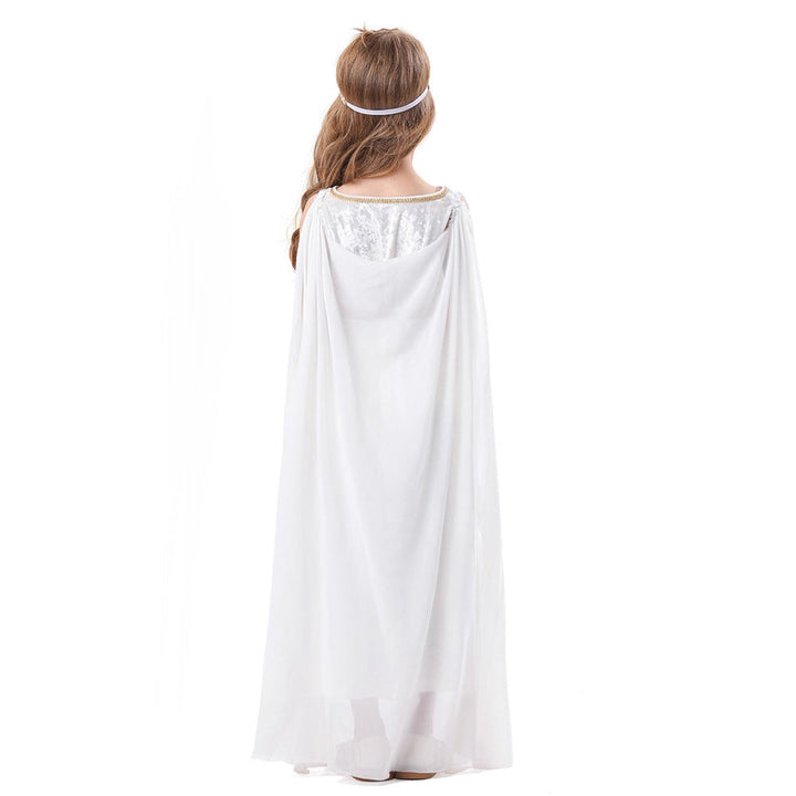 Damen mythologisches Kostümkleid mit fließendem Umhang Drune