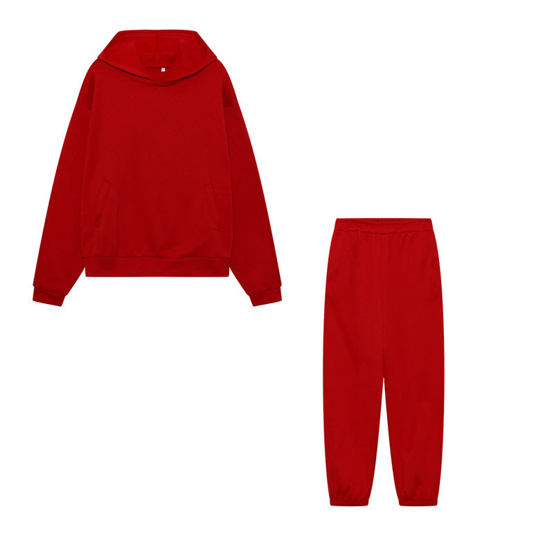 Damen Sportliches Hoodie und Jogginghose Set Drune