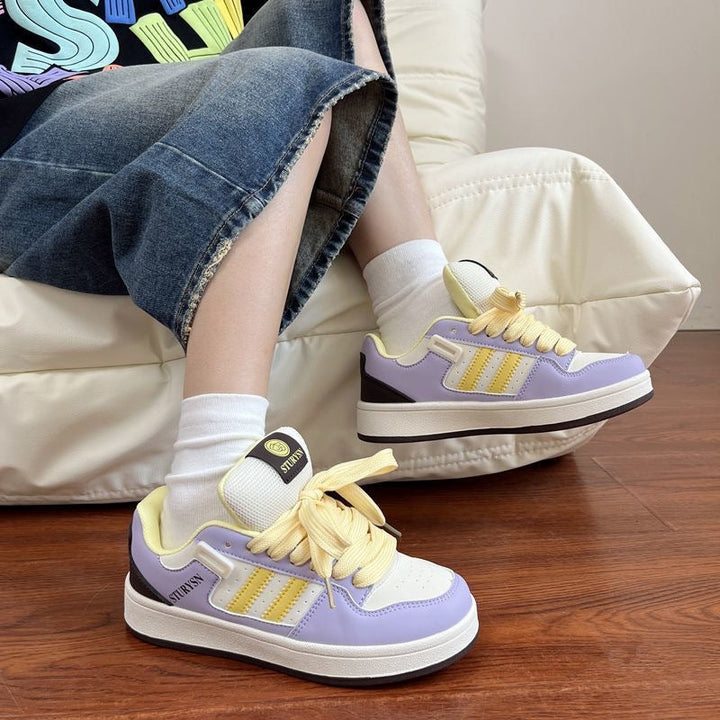 Damen Freizeit-Sneaker mit ergonomischer Schnürung und gepolsterter Innensohle Drune