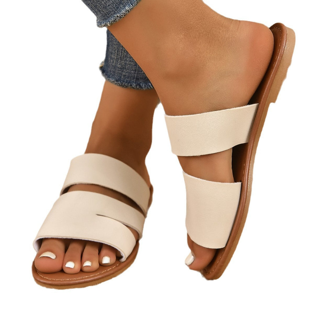 Damen Sandaletten mit breitem und verstellbarem Riemendesign Drune