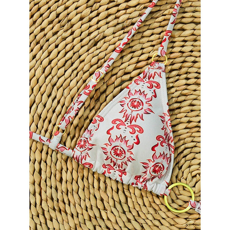 Damen Triangel-Bikini mit stylischem Ringdetail Drune