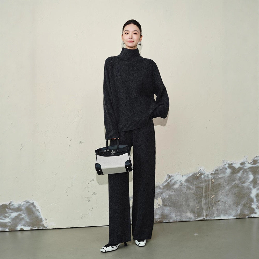 Damen Komfortable und weiche Strickhose Drune