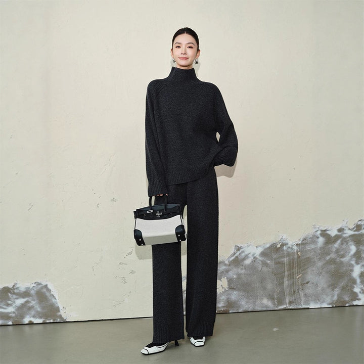 Damen Komfortable und weiche Strickhose Drune