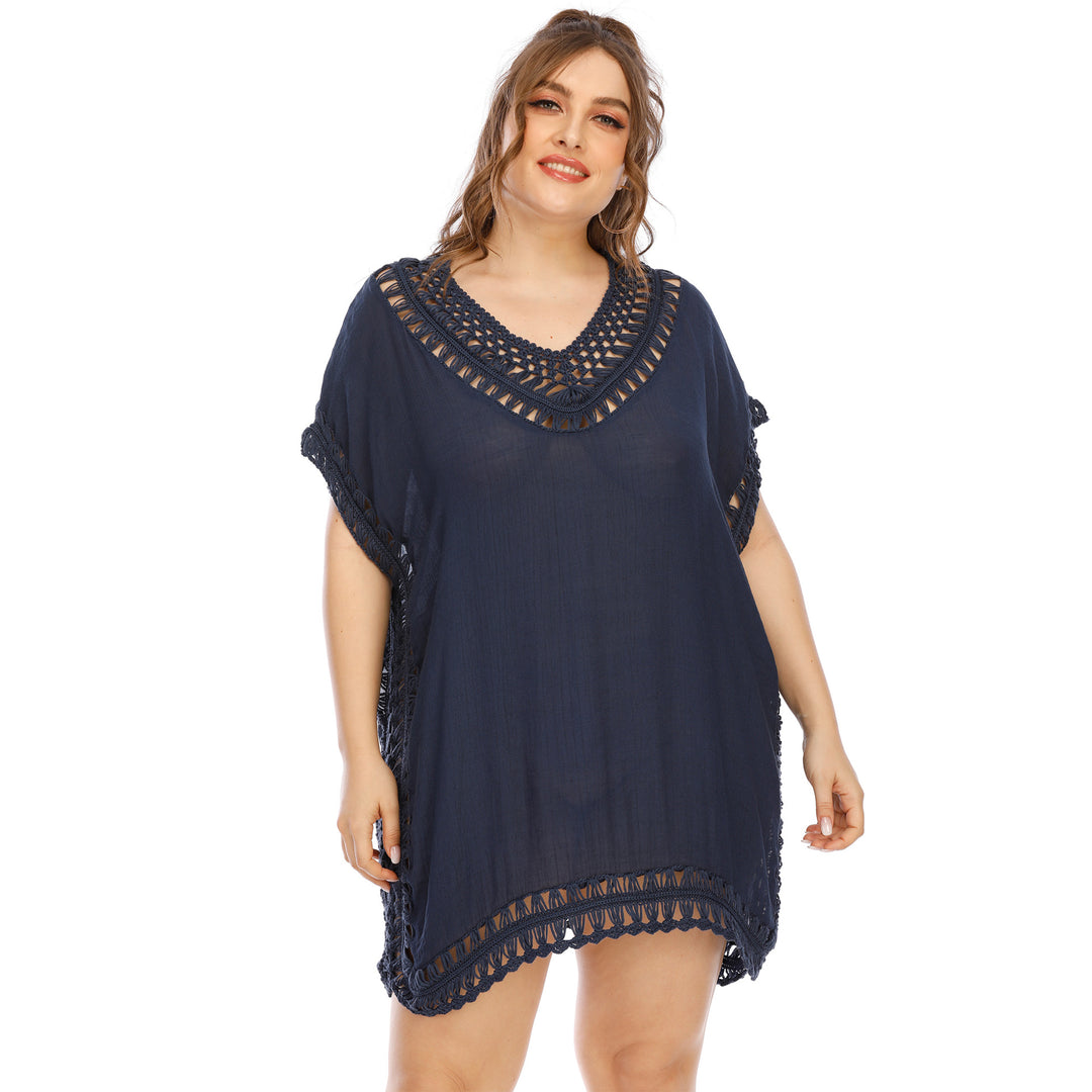 Damen eleganter häkeln Strandüberwurf Drune