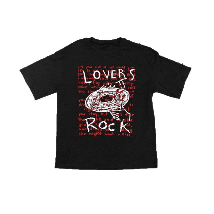 Damen Grafik T-Shirt mit kreativem Schriftzug und lässigem Schnitt Drune