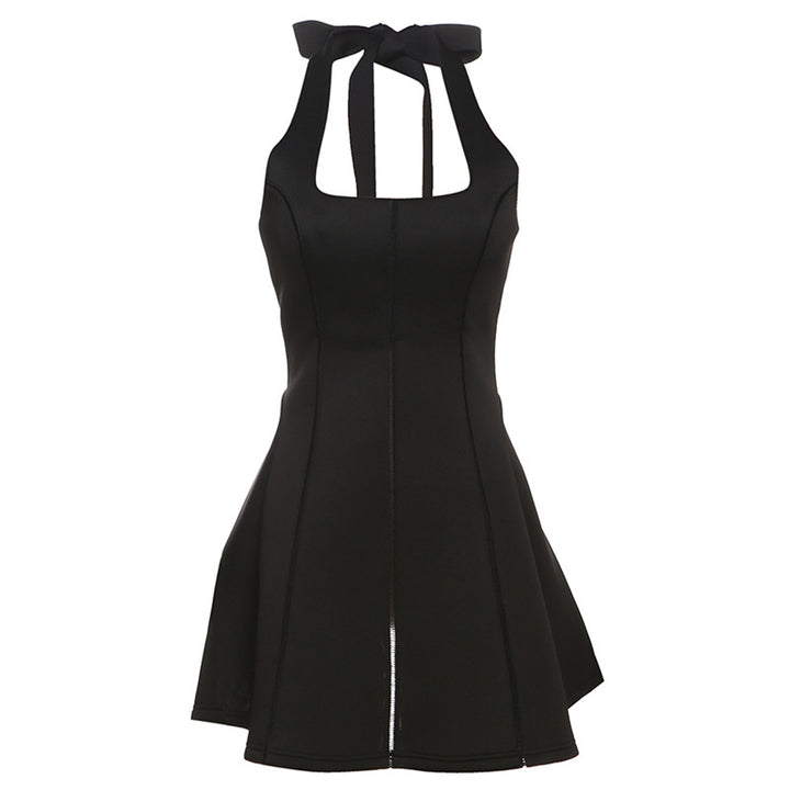 Damen sportliches Badekleid mit verstellbarem Kragen und integrierten Shorts Drune
